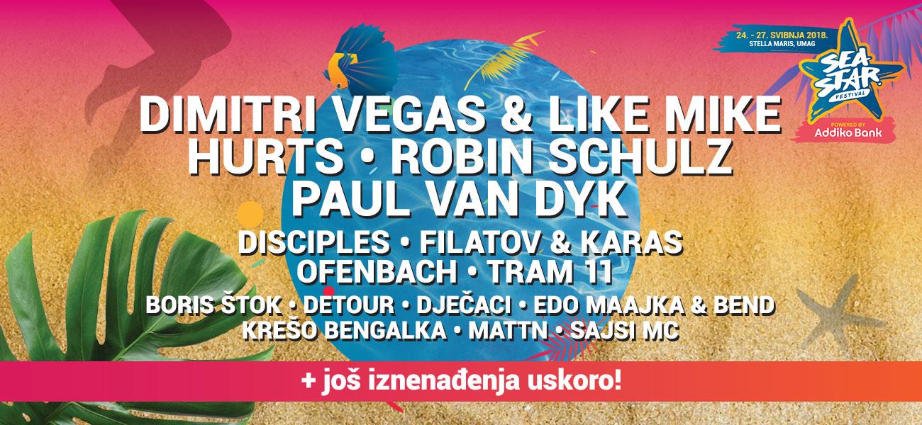 Sea Star Festival objavio raspored po danima