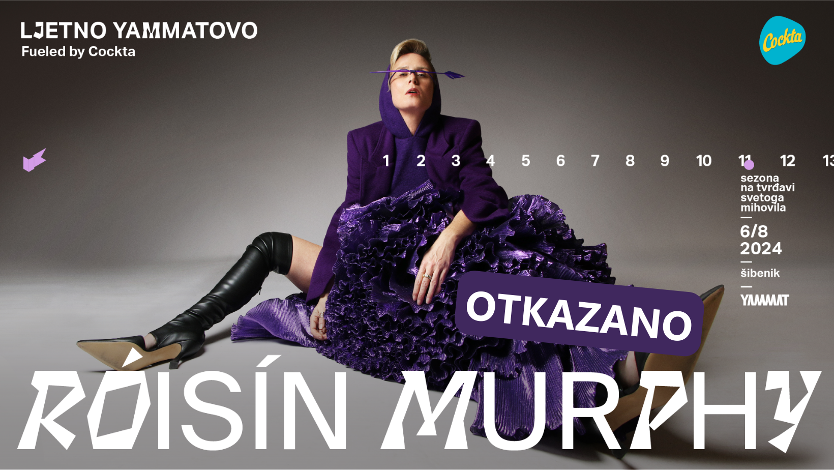 Otkazan nastup Róisín Murphy na Tvrđavi sv. Mihovila