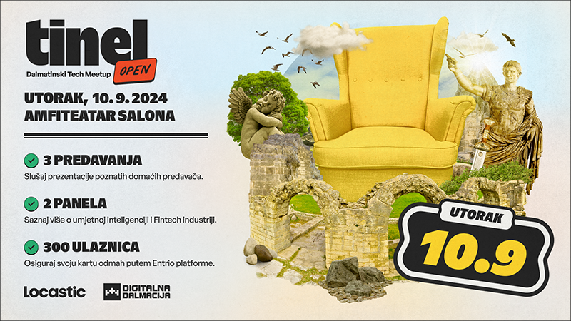 Tinel Open dovodi poznate domaće tech predavače u Amfiteatar  Salona