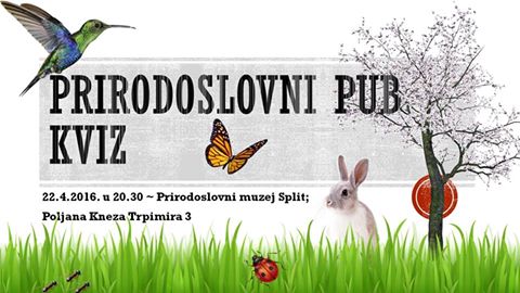 Prirodoslovni muzej u Splitu povodom Dana planeta Zemlje organizira Prirodoslovni pub kviz