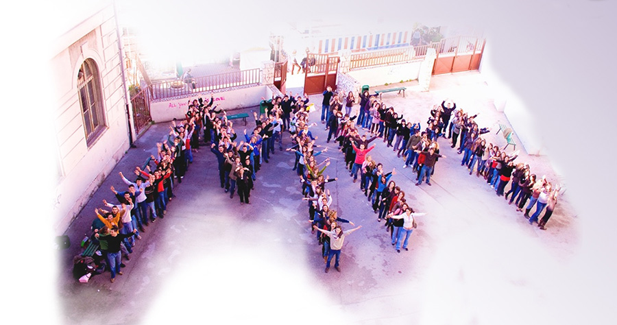 Revijalna utakmica Hrvatske nogometne reprezentacije beskućnika i učenika IV. gimnazije “Marko Marulić” Split