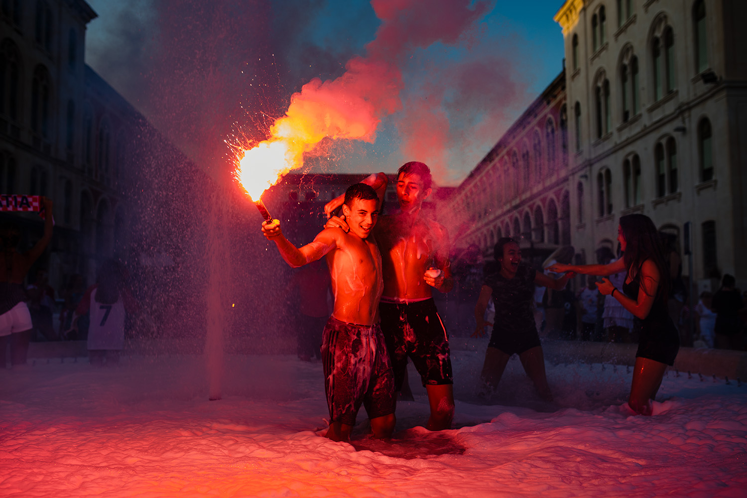 Na splitskim ulicama proslavljeno svjetsko srebno!