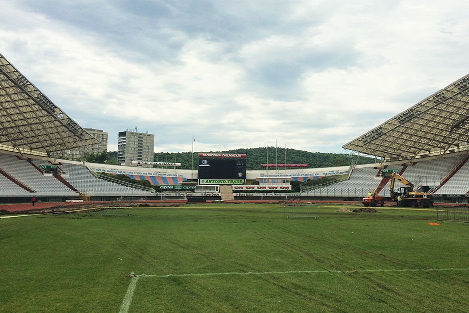 Dijelovi travnjaka s Poljuda odlaze diljem svijeta