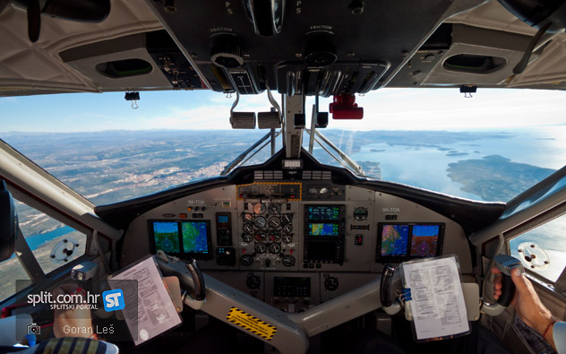 Na letu do Pule sa European Coastal Airlinesom