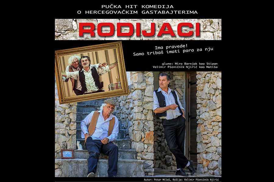 Pučka hit komedija RODIJACI gostuje u Splitu