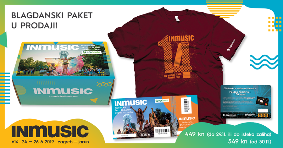 U prodaji su blagdanski paketi za INmusic festival #14!