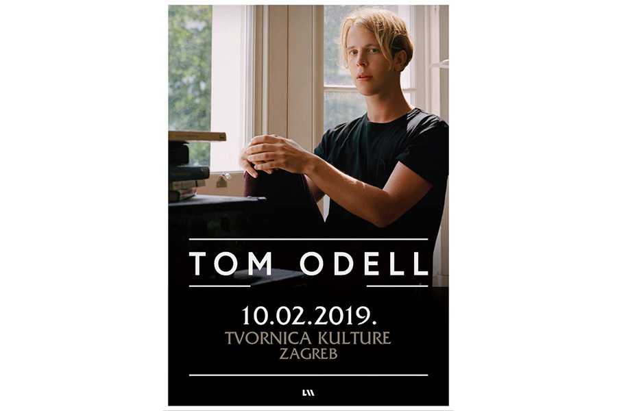 Tom Odell u Tvornici kulture 10. veljače 2019.