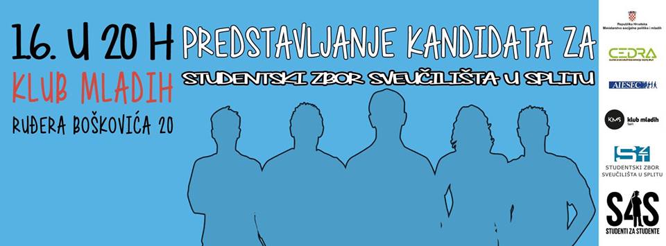 Predstavljanje kandidata za članove Studentskog zbora