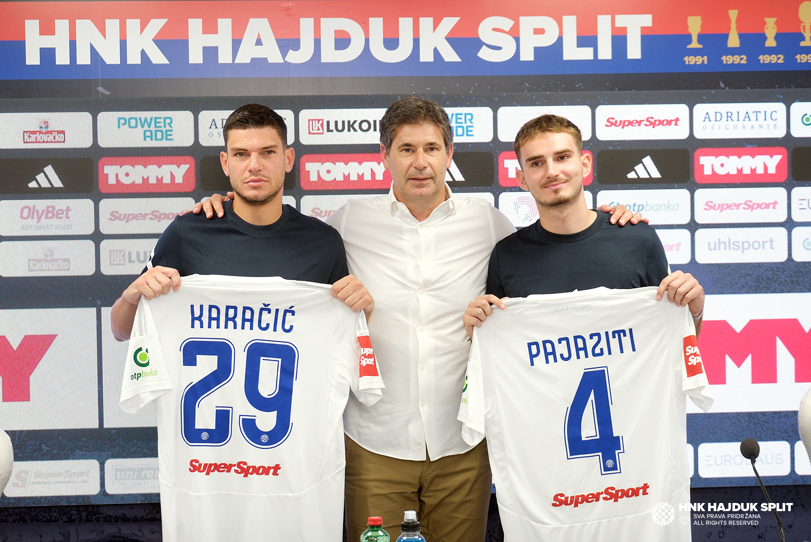 Fran Karačić  i Adrion Pajaziti novi su igrači Hajduka