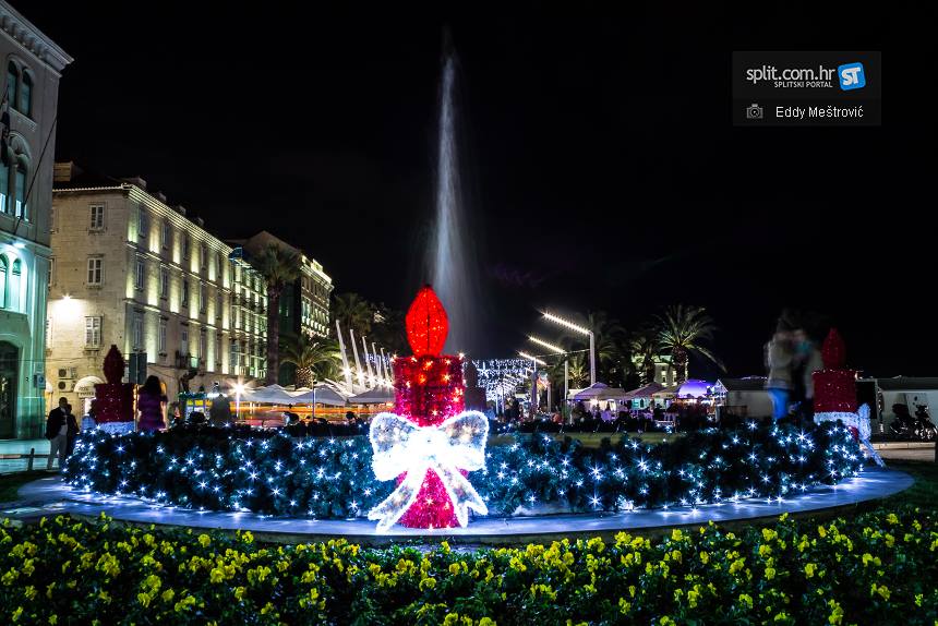 FOTOGALERIJA Djelomično započeo “Advent u Splitu”