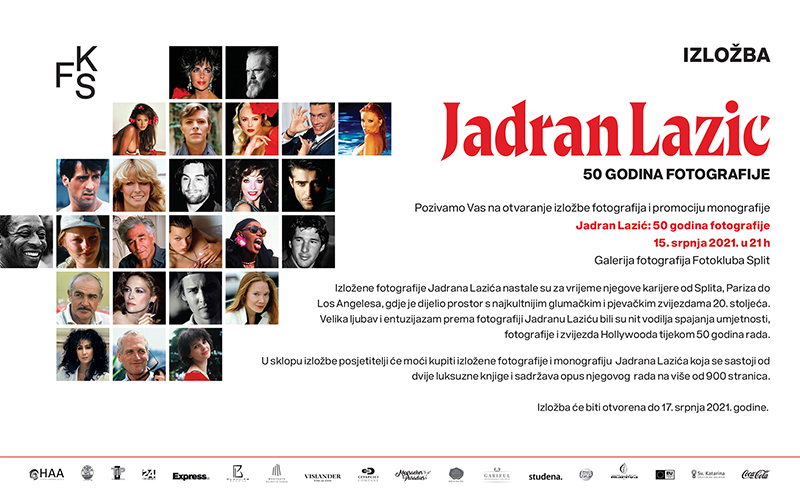 Povijest svjetskog glamura na fotografijama Jadrana Lazića pogledajte u Fotoklubu Split