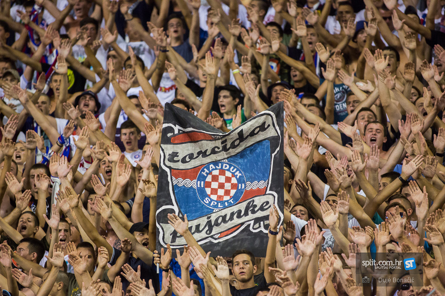 Ćakula s navijačima na Poljudu