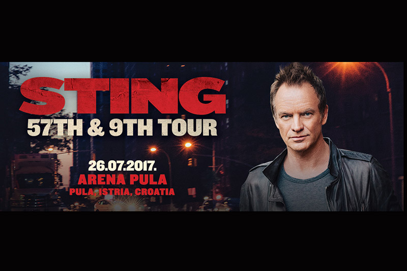 Sting dolazi u Hrvatsku