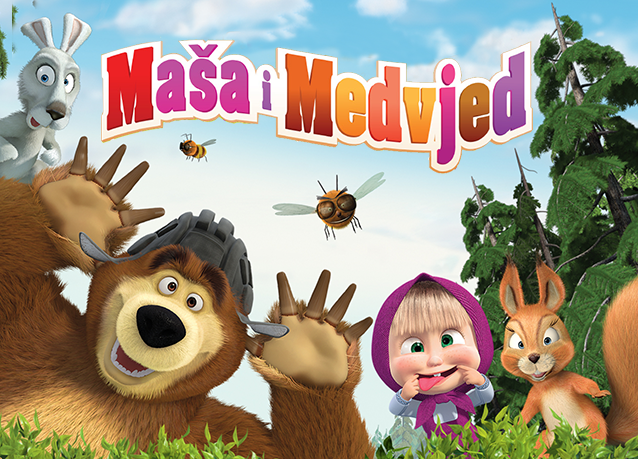 Planetarno popularni Maša i Medvjed stižu u Split