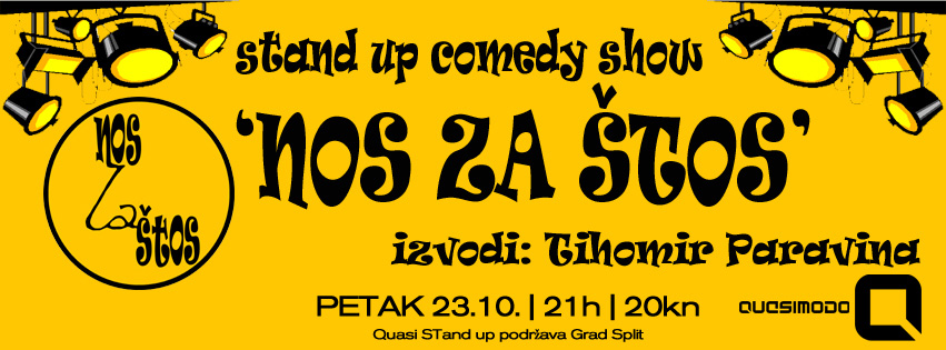 Nova sezona dramskog programa u Quasimodu započinje Quasi STand up show-om