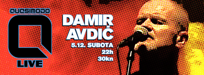 Damir Avdić promovira svoj novi album “Manjina” u klubu Quasimodo