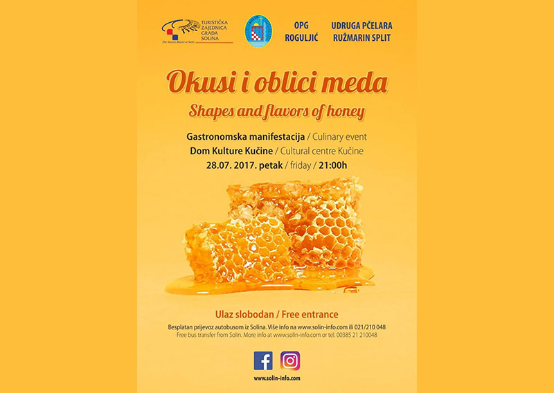 Gastronomska manifestacija “Okusi i oblici meda” ovaj petak u Kučinama