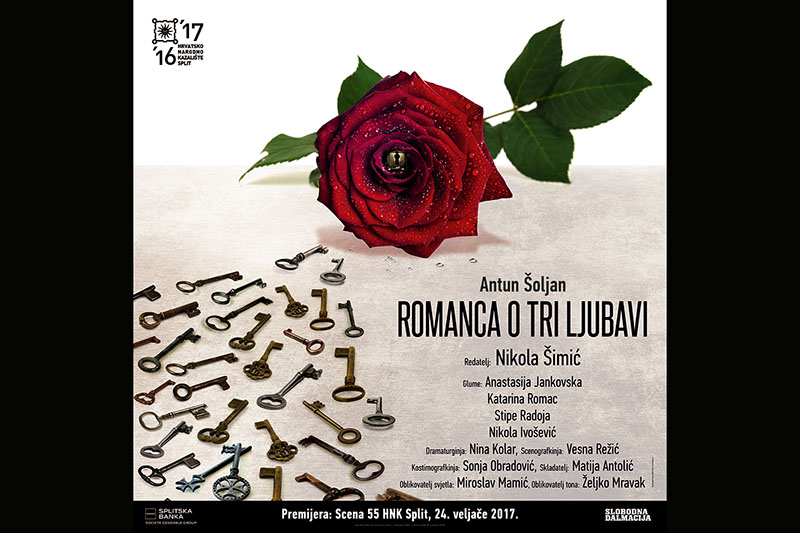Sentimentalna farsa Romanca o tri ljubavi premijerno u HNK Split