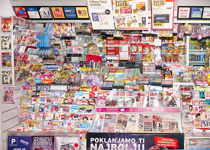 Marko Ercegović & Igor Lasić: ‘Tisak, dvadeset i tri kioska’  u Salonu Galić