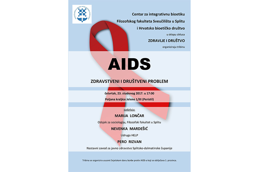 Ciklus tribina “Zdravlje i društvo”: AIDS