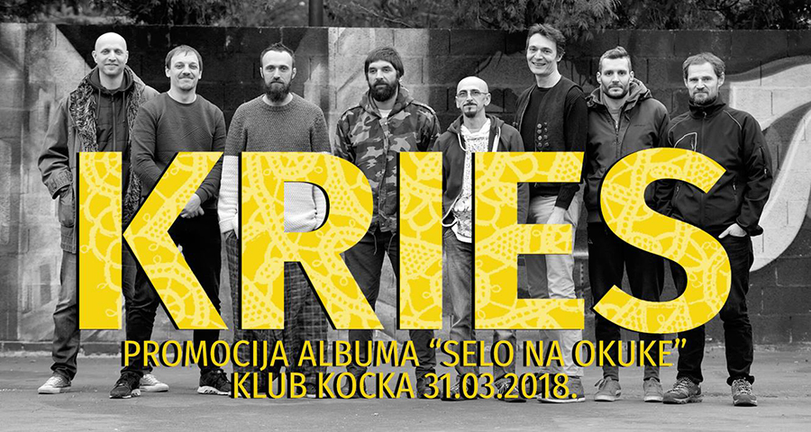 Kries promovira album “Selo na okuke” u Klubu Kocka