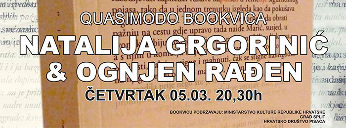 Bookvica: Natalija Grgorinić i Ognjen Rađen