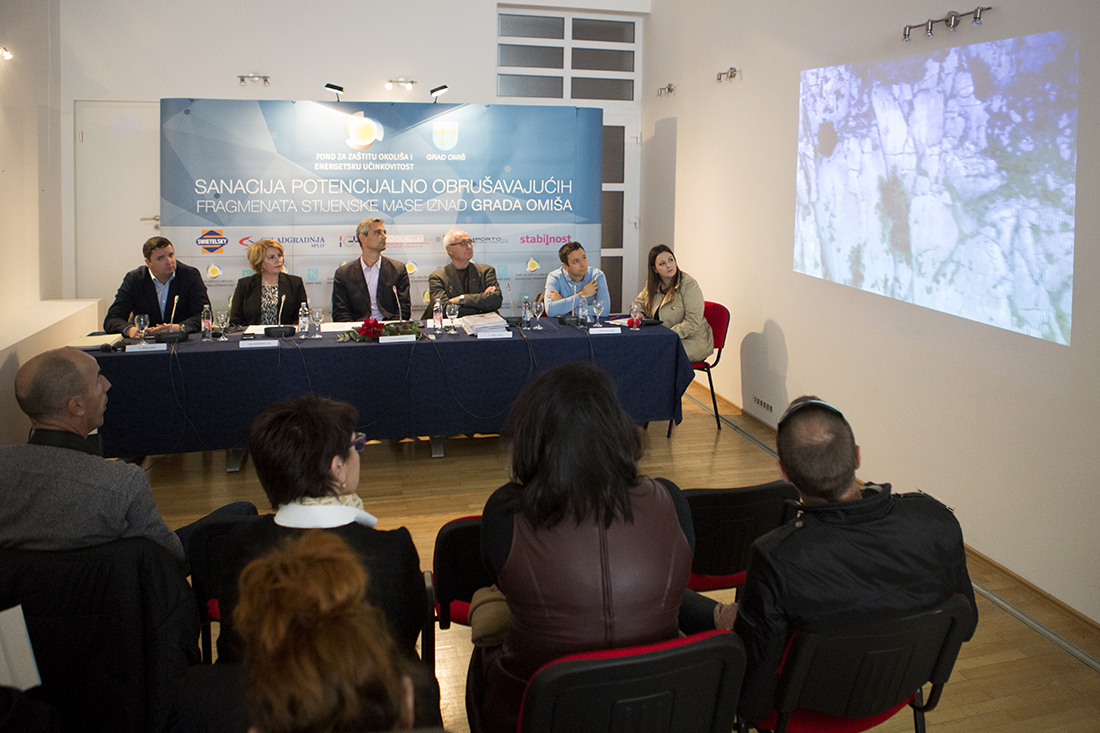 Prezentacija projekta “Sanacija stijenske mase iznad grada Omiša”