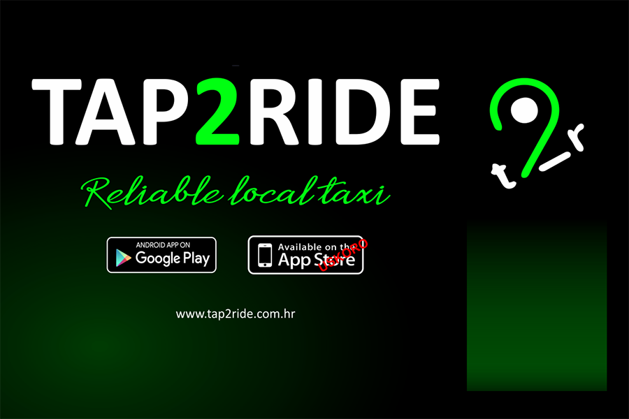 Besplatne taksi vožnje povodom dolaska aplikacije TAP2RIDE u Split i Solin