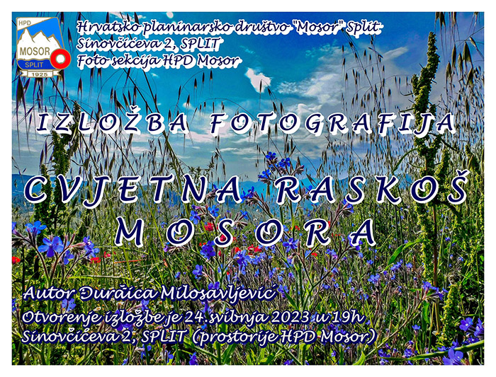 Izložba fotografija “Cvjetna raskoš Mosora”