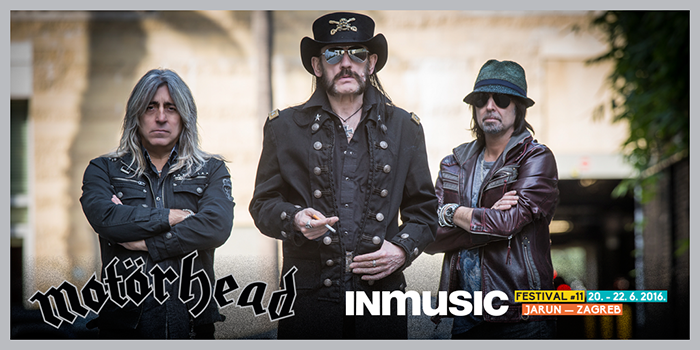 Legendarni Motörhead – još jedan headliner INmusic festivala!