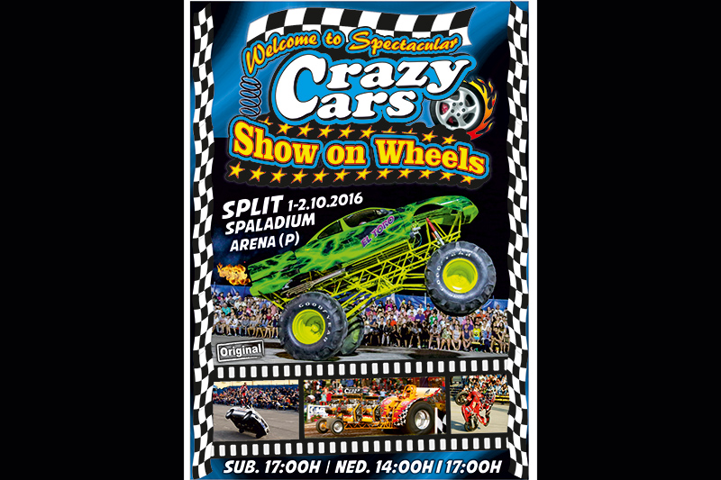 Crazy Cars dolazi u Spaladium Arenu