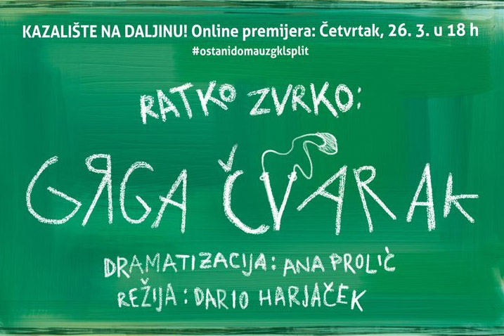 Gradsko kazalište lutaka Split donosi dvije nove predstave koje možete pogledati online