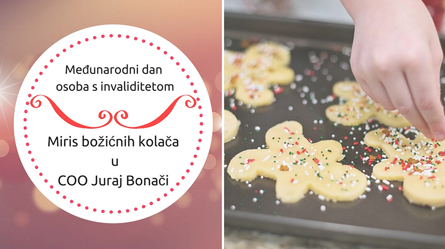 Izradite božićne kolačiće s korisnicima Centra Juraj Bonači