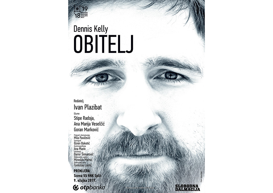 Obitelj, nagrađivani triler Dennisa Kellyja premijerno u HNK Split