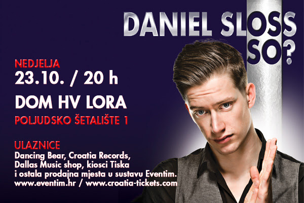 Prvi nastup stand up komičar Daniela Slossa u Splitu!