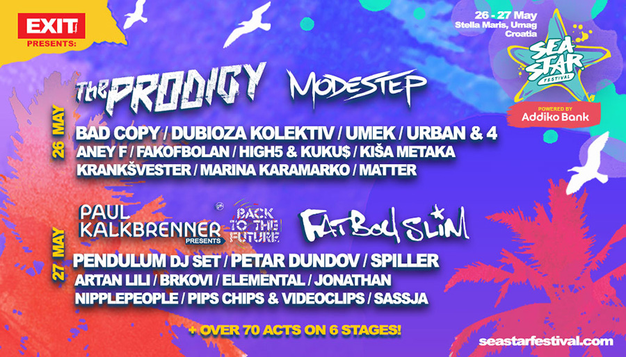 Sea Star Festival – Poznat program dvije glavne pozornice