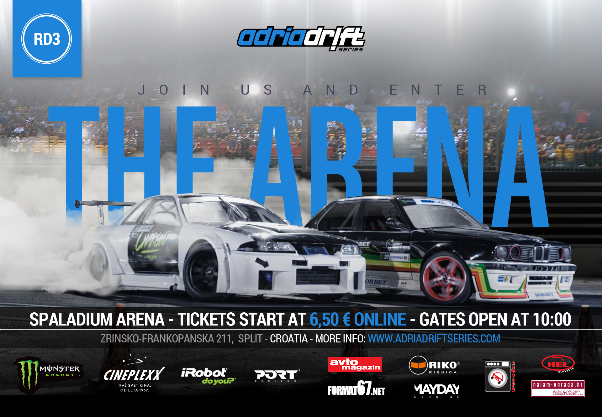 Najveći auto spektakl u Dalmaciji – Adria Drift Series