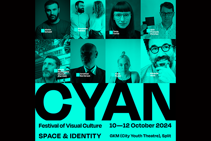 Cyan Festival vizualne kulture održava se od  10.-12. listopada u GKM Split