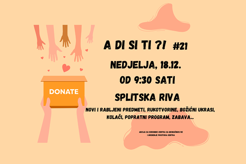 Humanitarna akcija A di si ti?! održat će se u nedjelju na Rivi