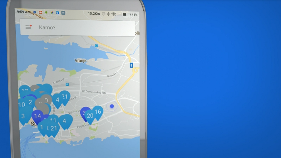 Pogledajte video vodič kroz Smart Split parking aplikaciju