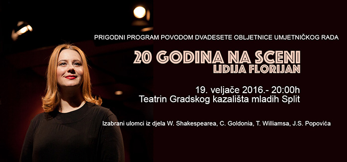 20 godina na sceni – Lidija Florijan