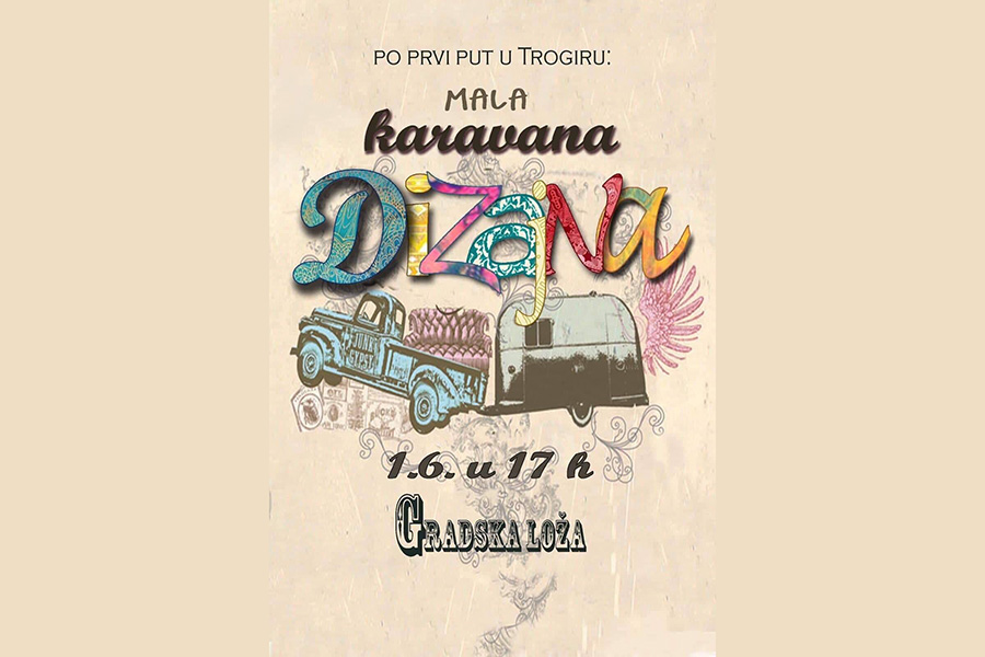 Mala karavana dizajna u Trogiru