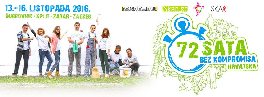 Danas zadnji dan prijava za volonterski projekt „72 sata bez kompromisa“