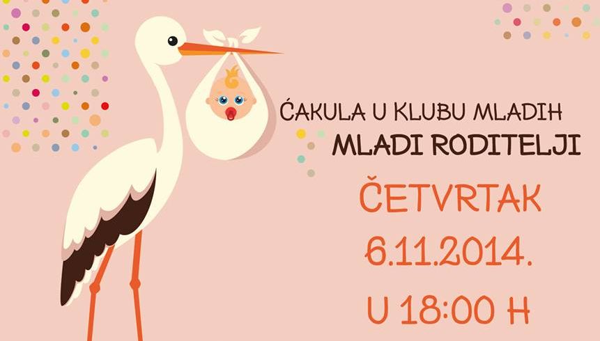 Mladi roditelji ćakulaju u Klubu mladih