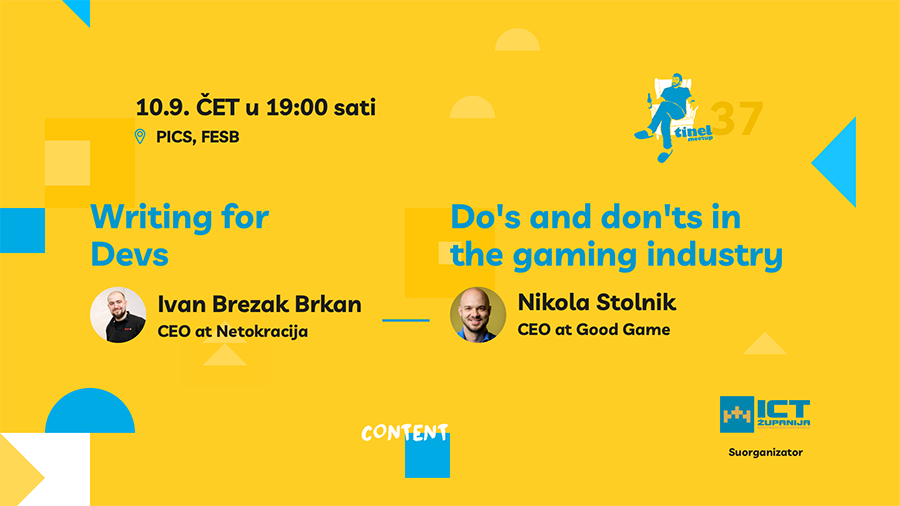 Dva zanimljiva predavanja na 37. po redu Tinelu!