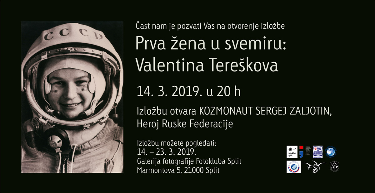 “Prva žena u svemiru: Valentina Tereškova” u Fotoklubu Split