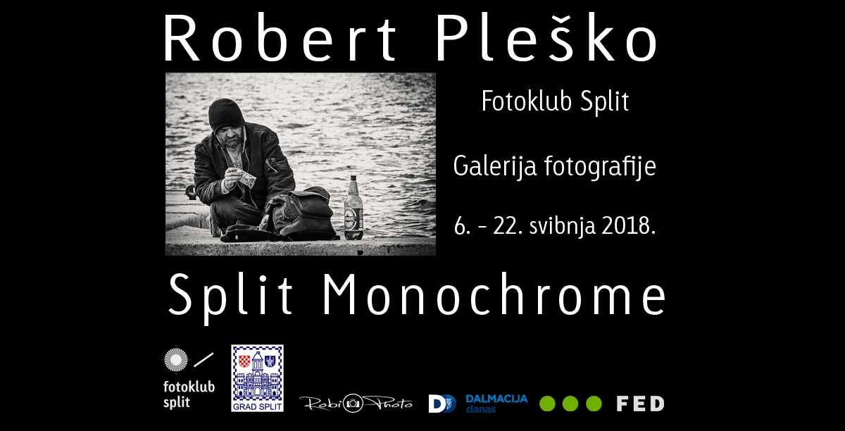 Prva samostalna izložba Roberta Pleška u Fotoklubu Split