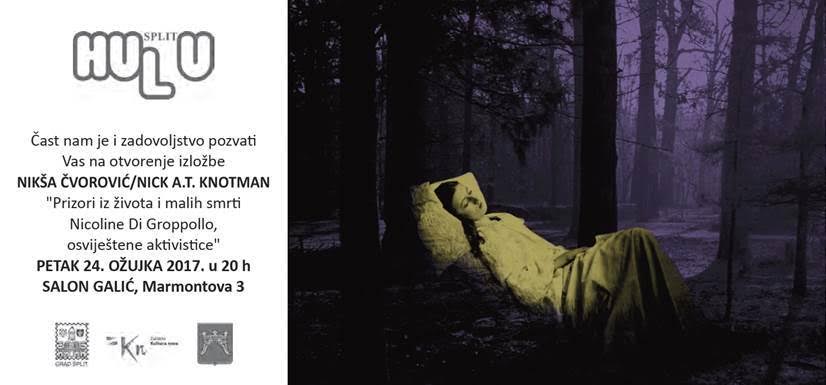 Izložba Nikše Čvorovića aka Nick A.T. Knotman u Salonu Galić