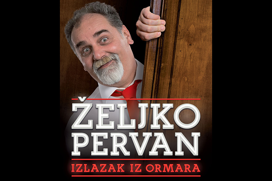 Željko Pervan s novom stand up komedijom „Izlazak iz ormara“ nastupa u Domu HV Lora