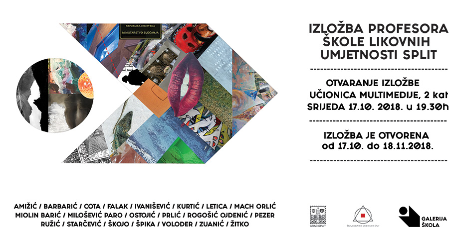 Pogledajte izložbu „Recentni radovi“ profesora Škole likovnih umjetnosti Split